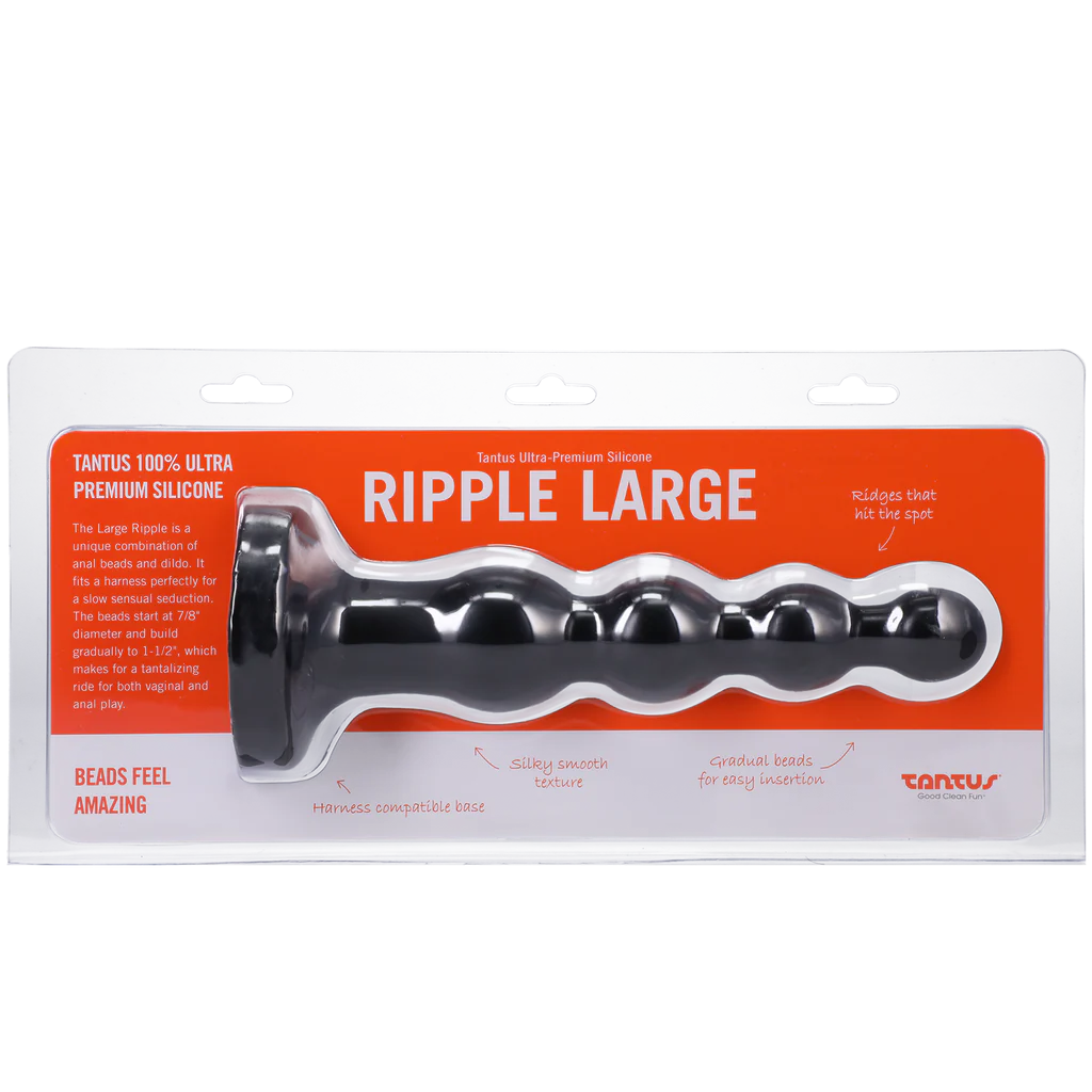 Tantus Ripple Large Silicone Butt Plug - XOXTOYS