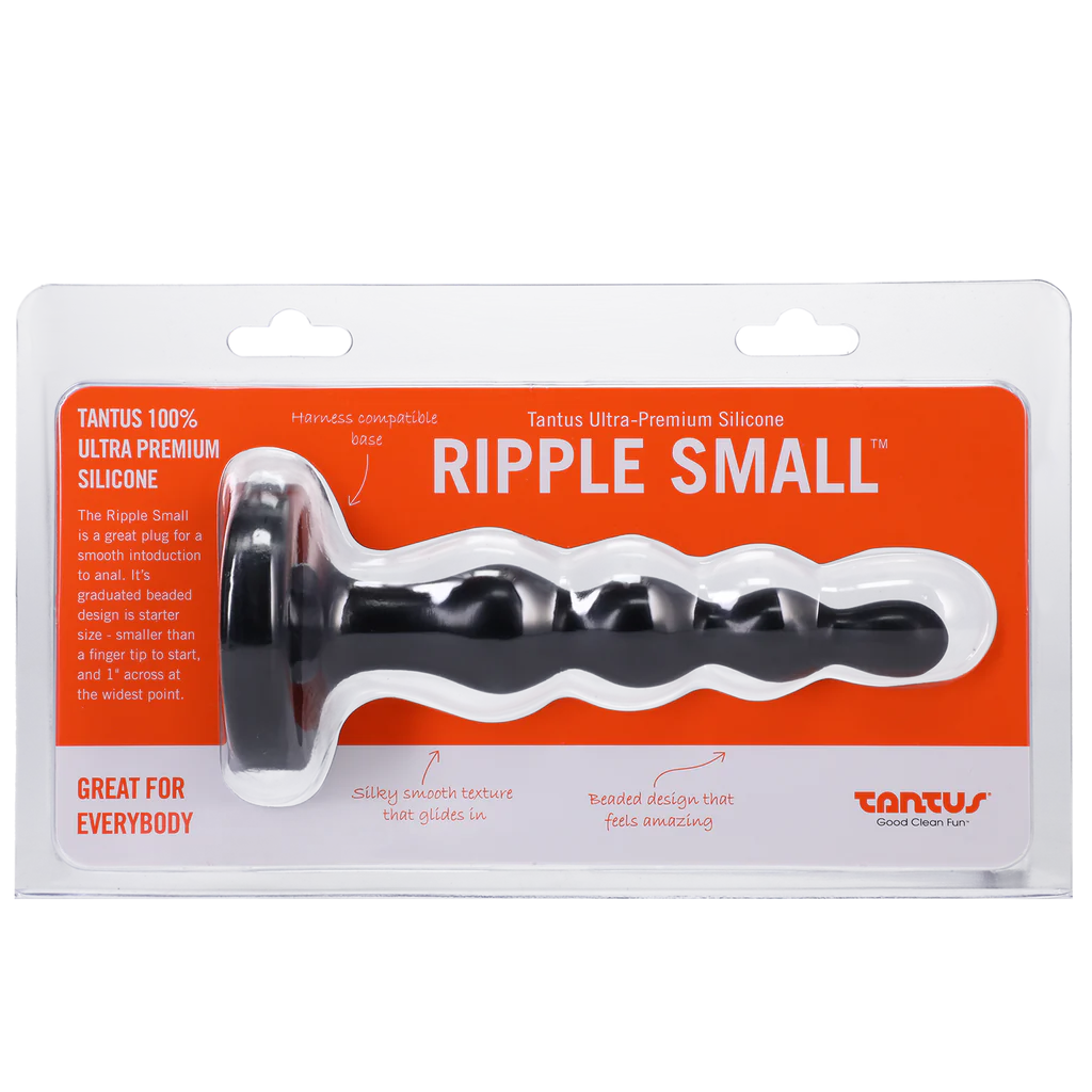 Tantus Ripple Small Silicone Butt Plug - XOXTOYS
