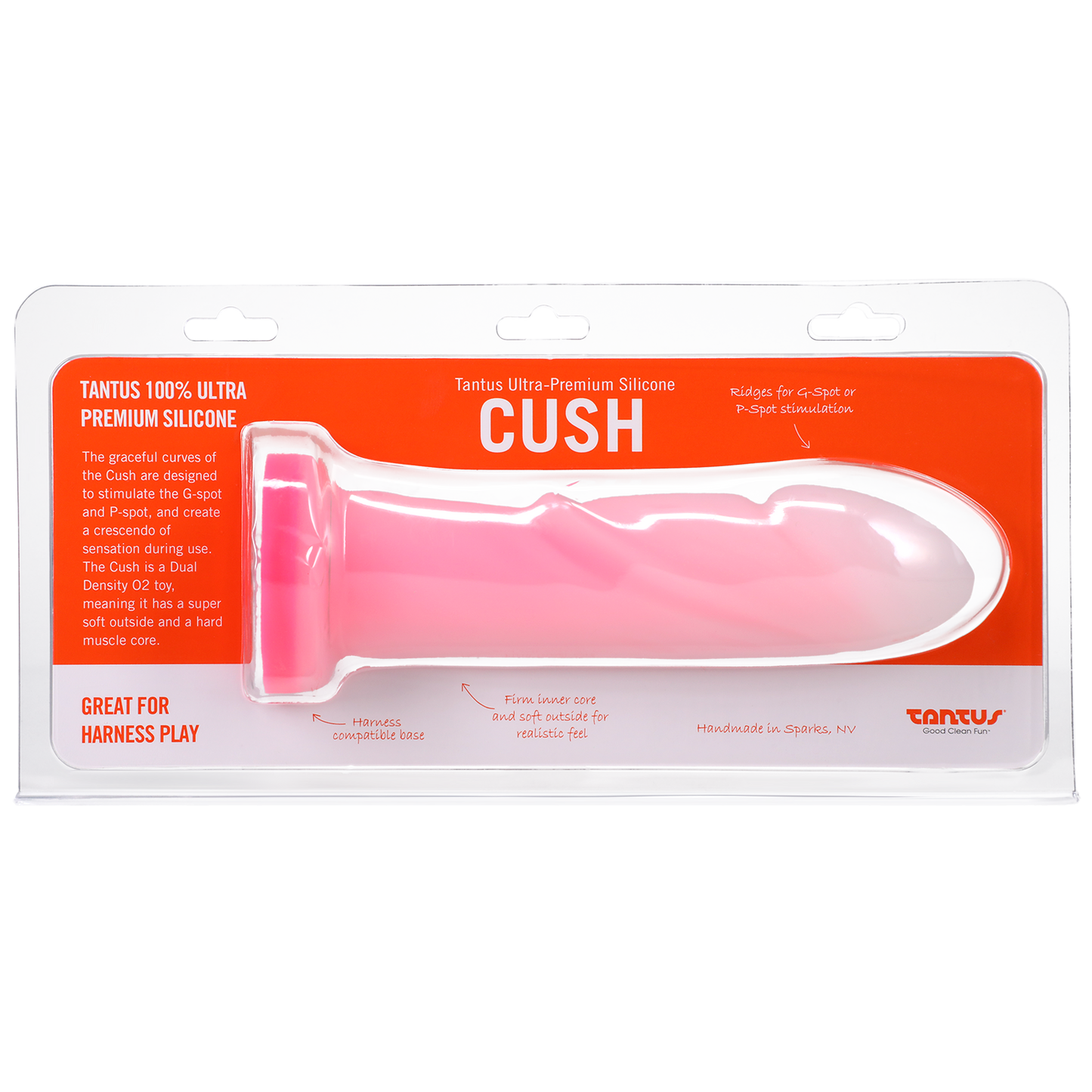 Tantus Cush O2 Dual Density Dildo - XOXTOYS