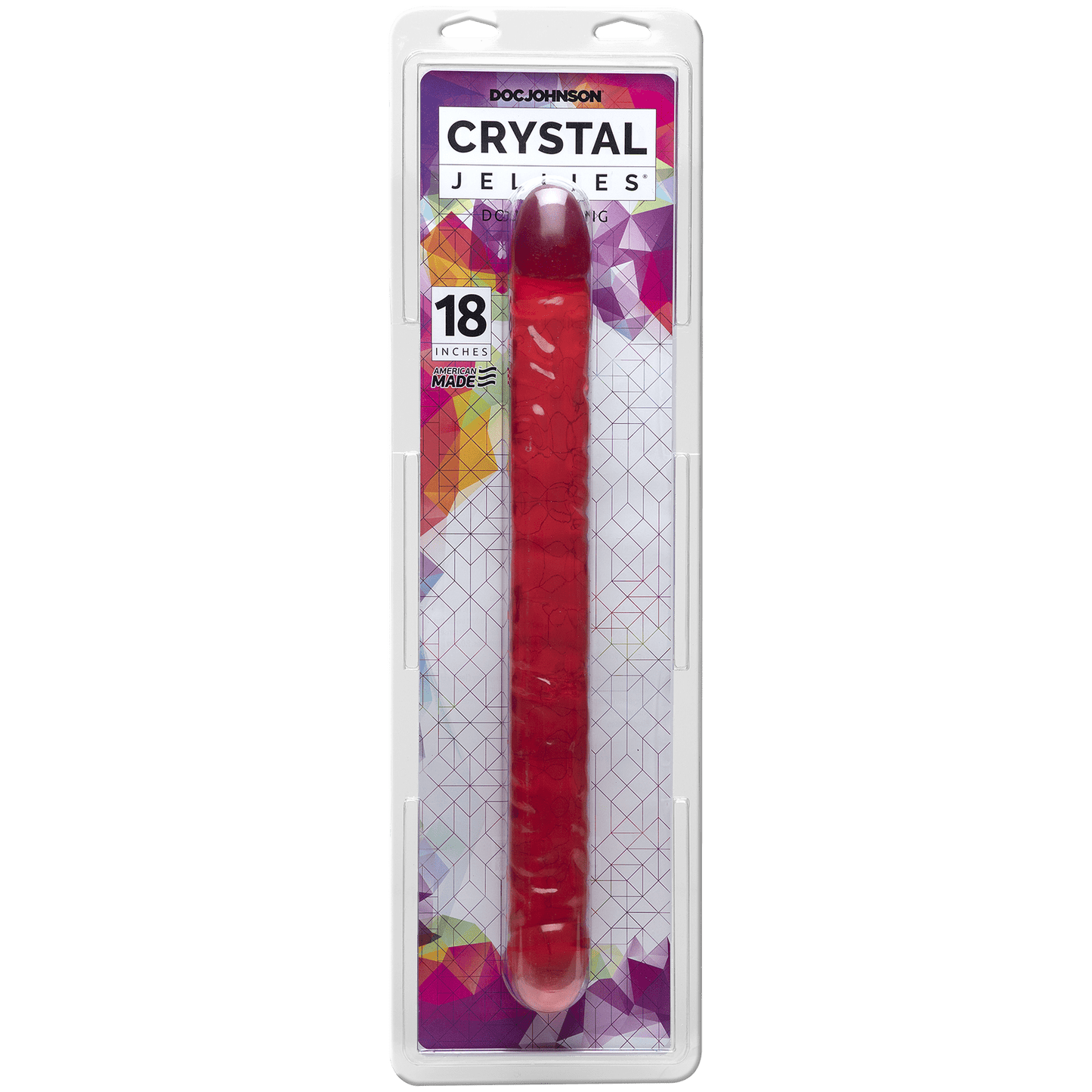 Doc Johnson Dildos Pink Doc Johnson 18″ Crystal Jellies Double Dong