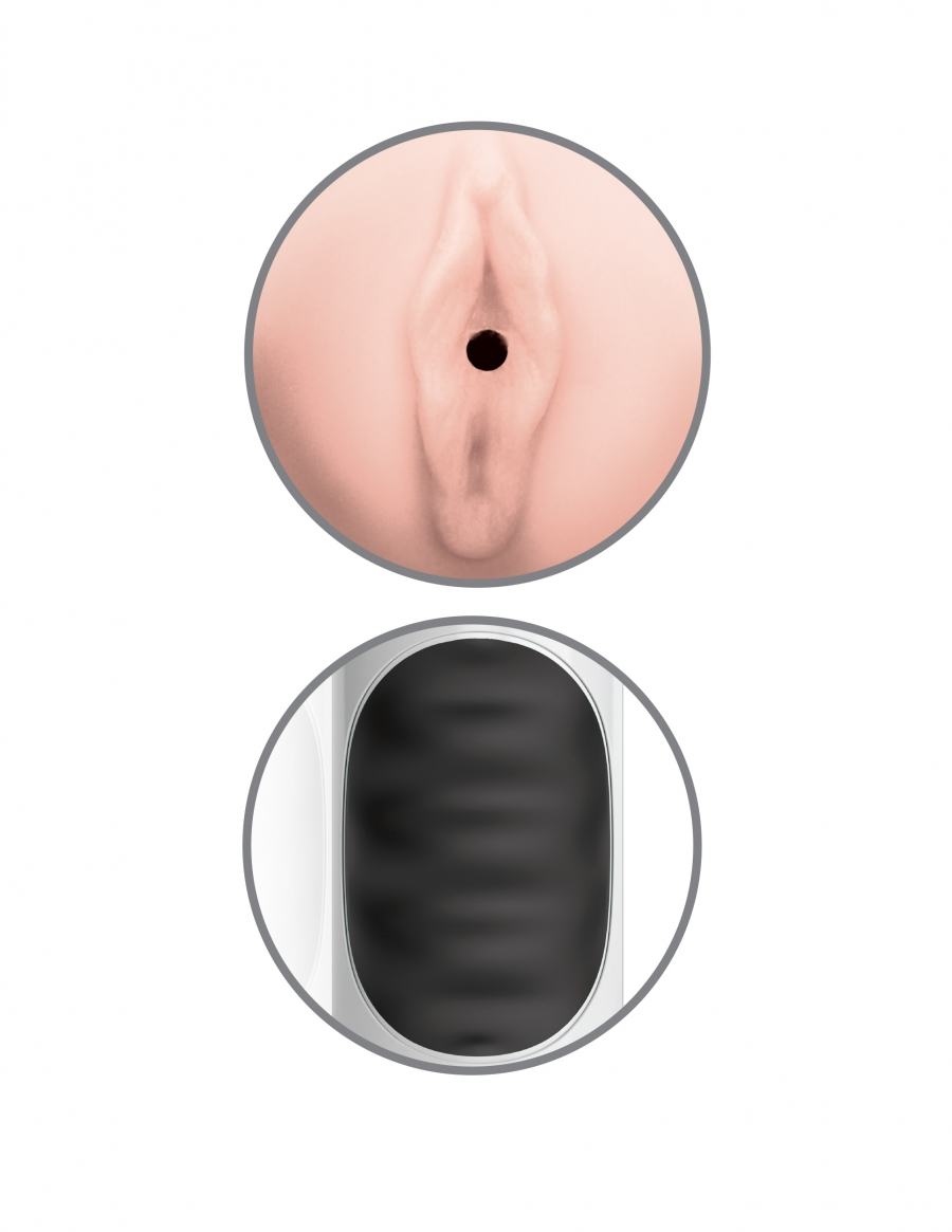 Pipedream Products Extreme Toyz Mega Grip Vibrating Pussy Stroker