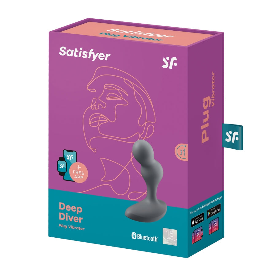 Satisfyer Deep Dive Vibrating Plug - XOXTOYS