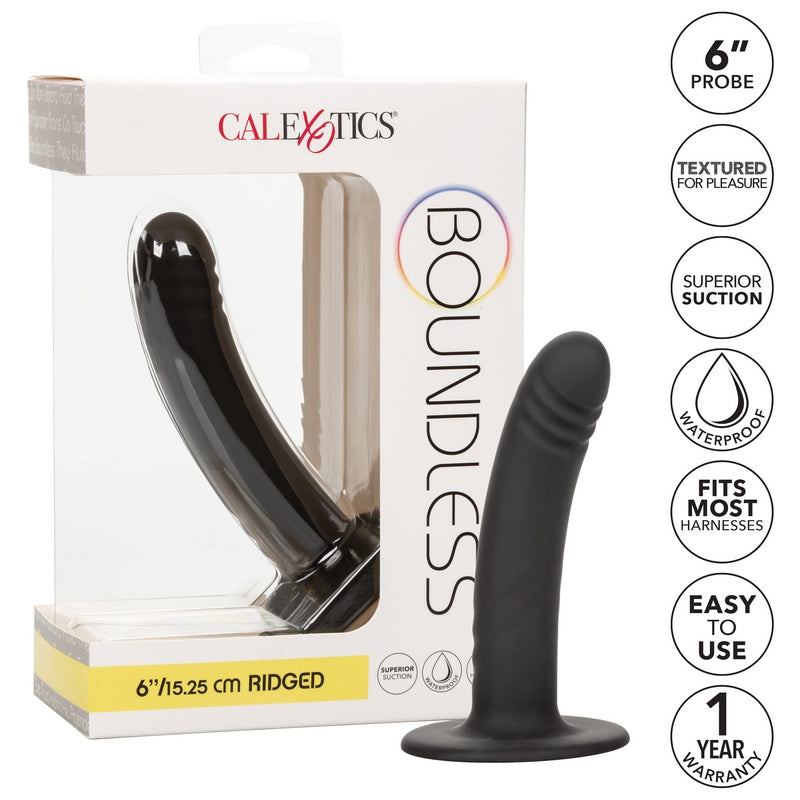 Calexotics Boundless Ridged Probe 6"