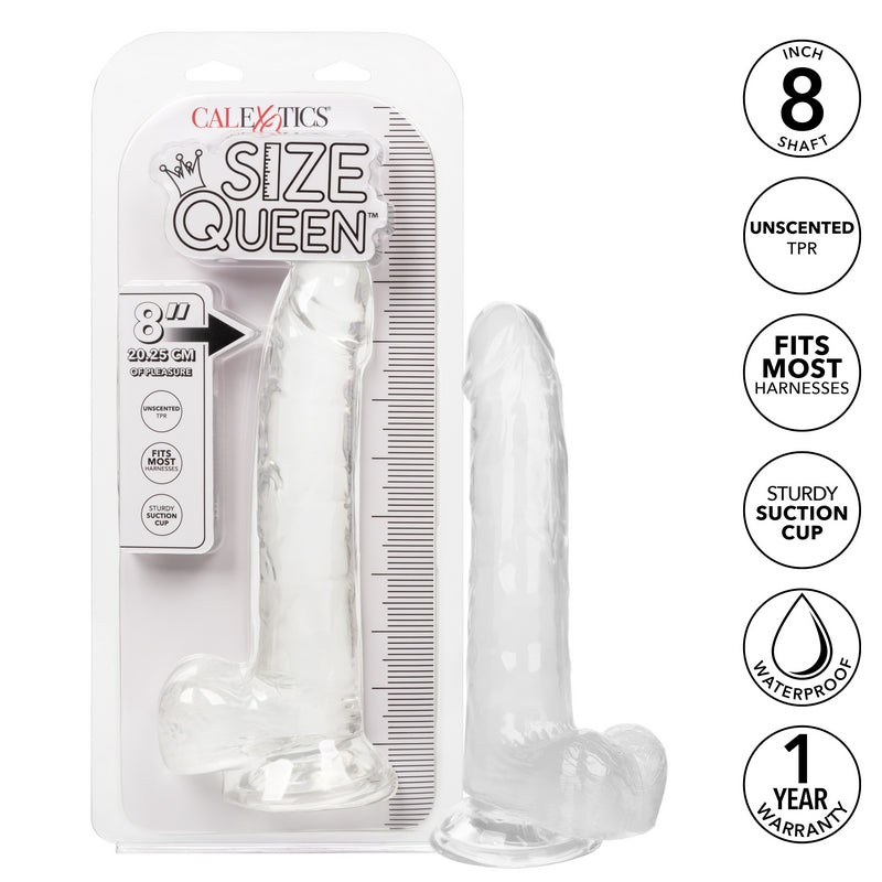Calexotics Queen 8 Dildo Clear