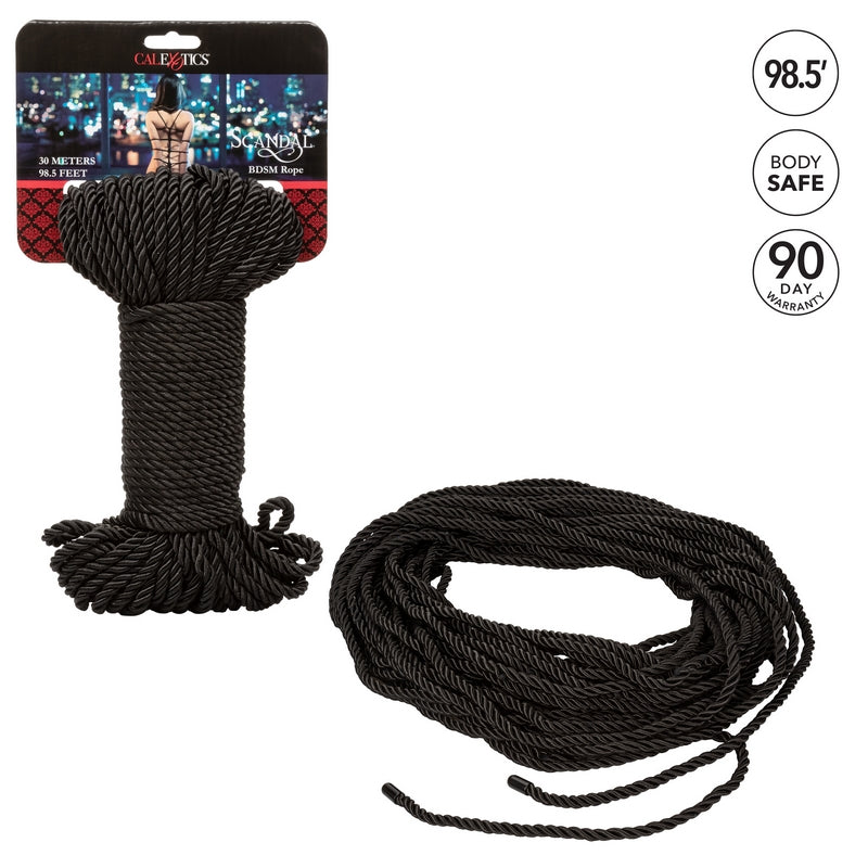 Calexotics Scandal BDSM Black Rope 30m
