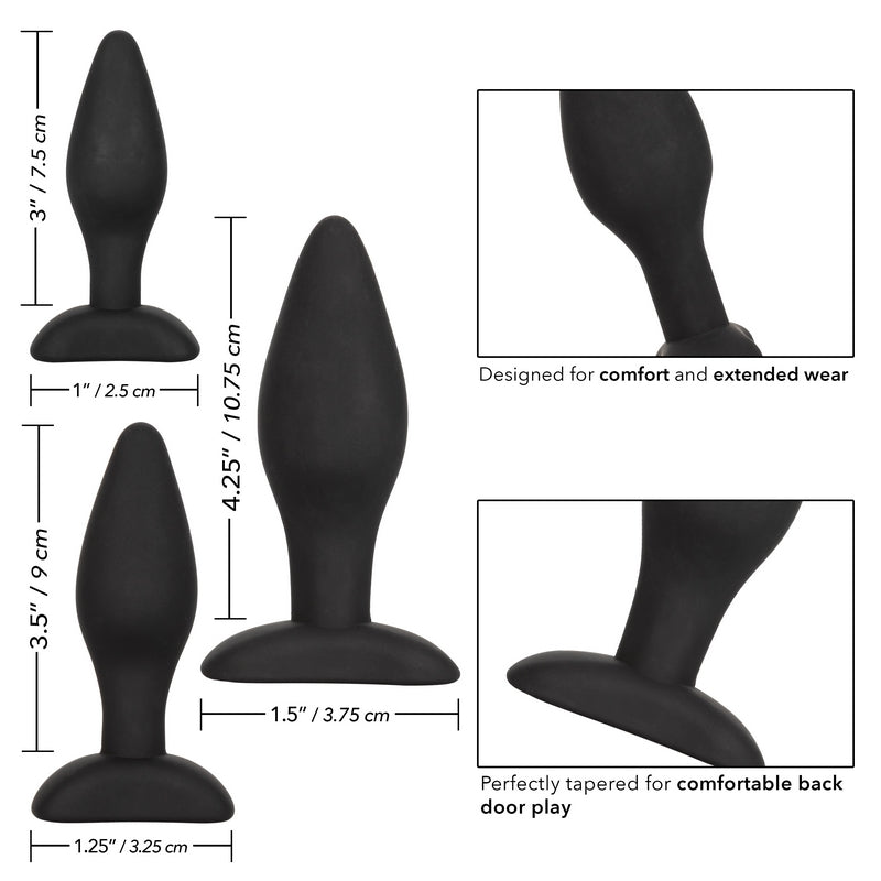 Calexotics Silicone Anal Exerciser Kit