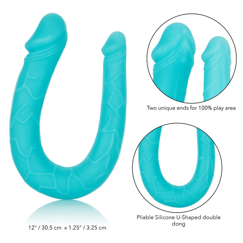 Calexotics Silicone Double Dong AC/DC Dildo
