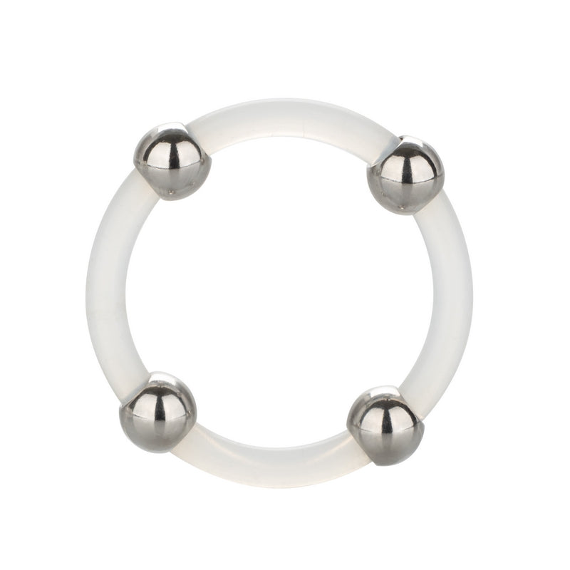 Calexotics Steel Beaded Silicone Ring Large