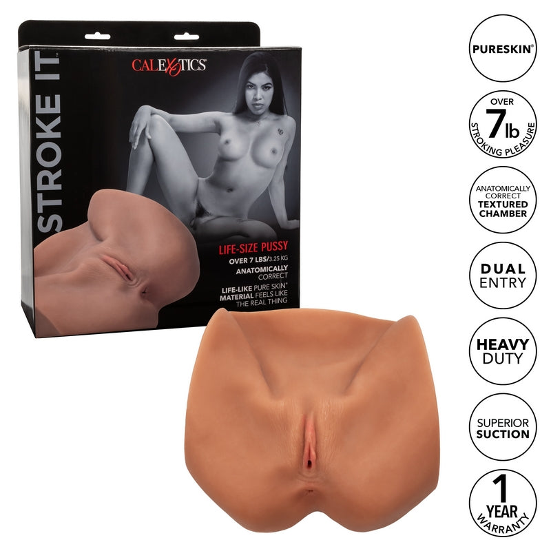 Calexotics Stroke It Life Size Pussy