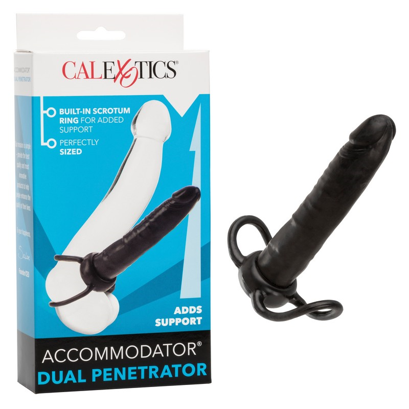 Calexotics The Accommodator Black Latex Dong