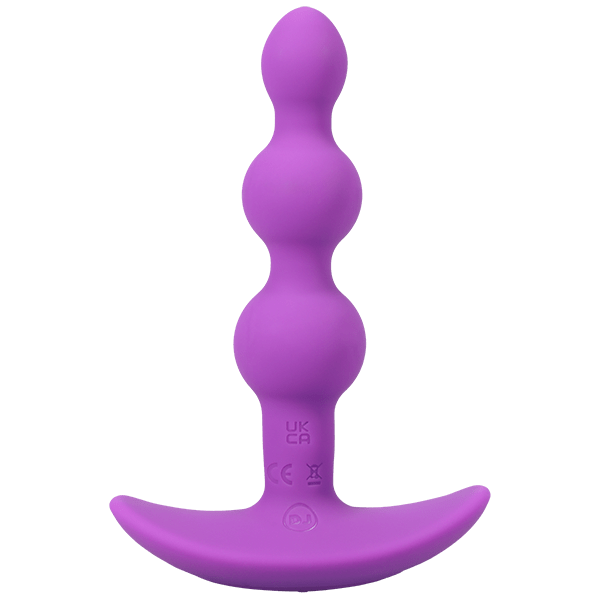 Doc Johnson A-Play Beaded Vibe Rechargeable Anal Plug with Remote