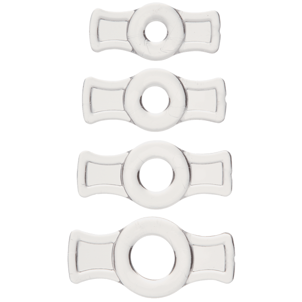 Doc Johnson TitanMen Cock Ring Set Clear