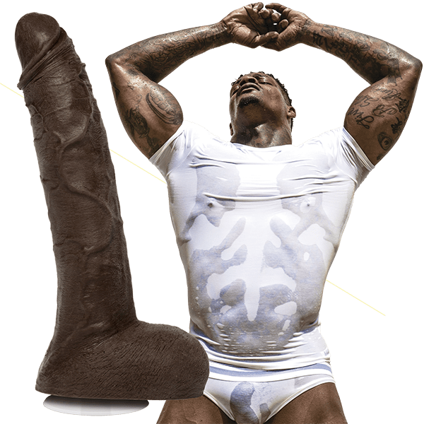 Doc Johnson Jason Luv 10” UltraSkyn Cock with Removable Vac-U-Lock Suction Cup