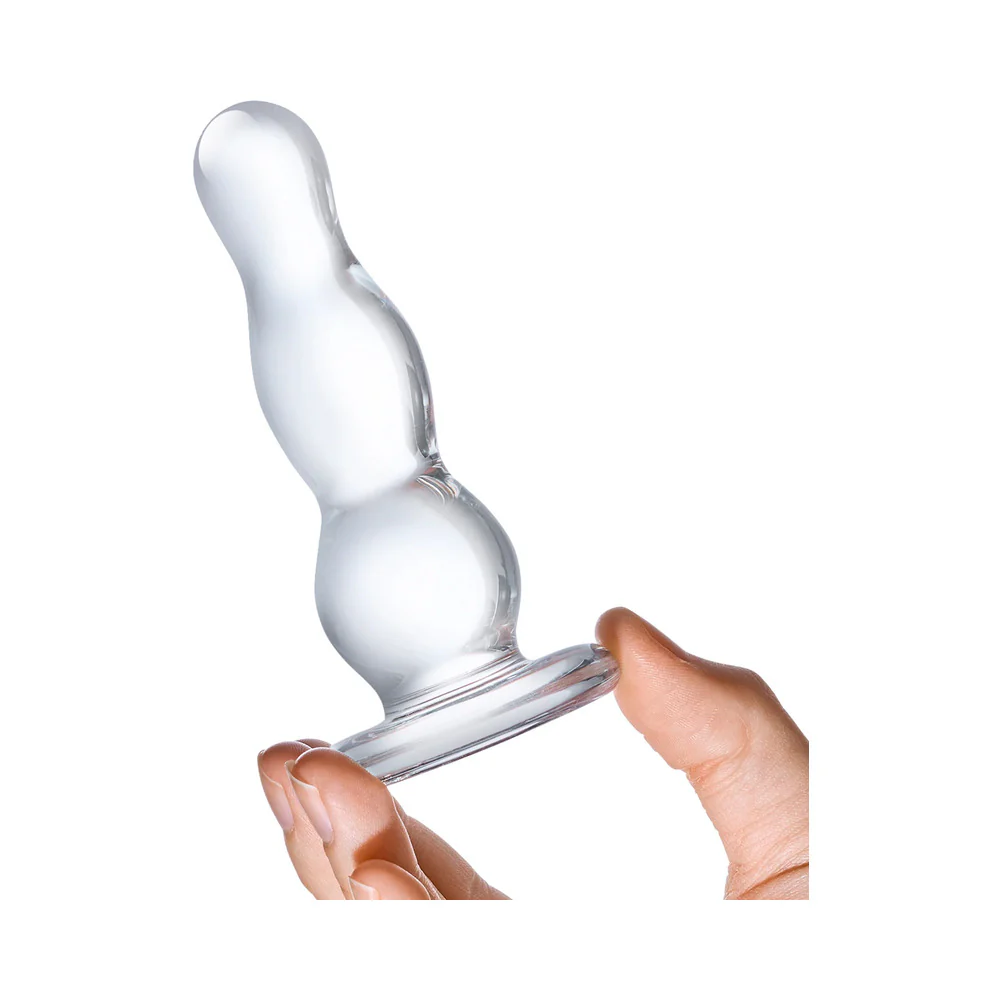 Glas 4" Glass Butt Plug
