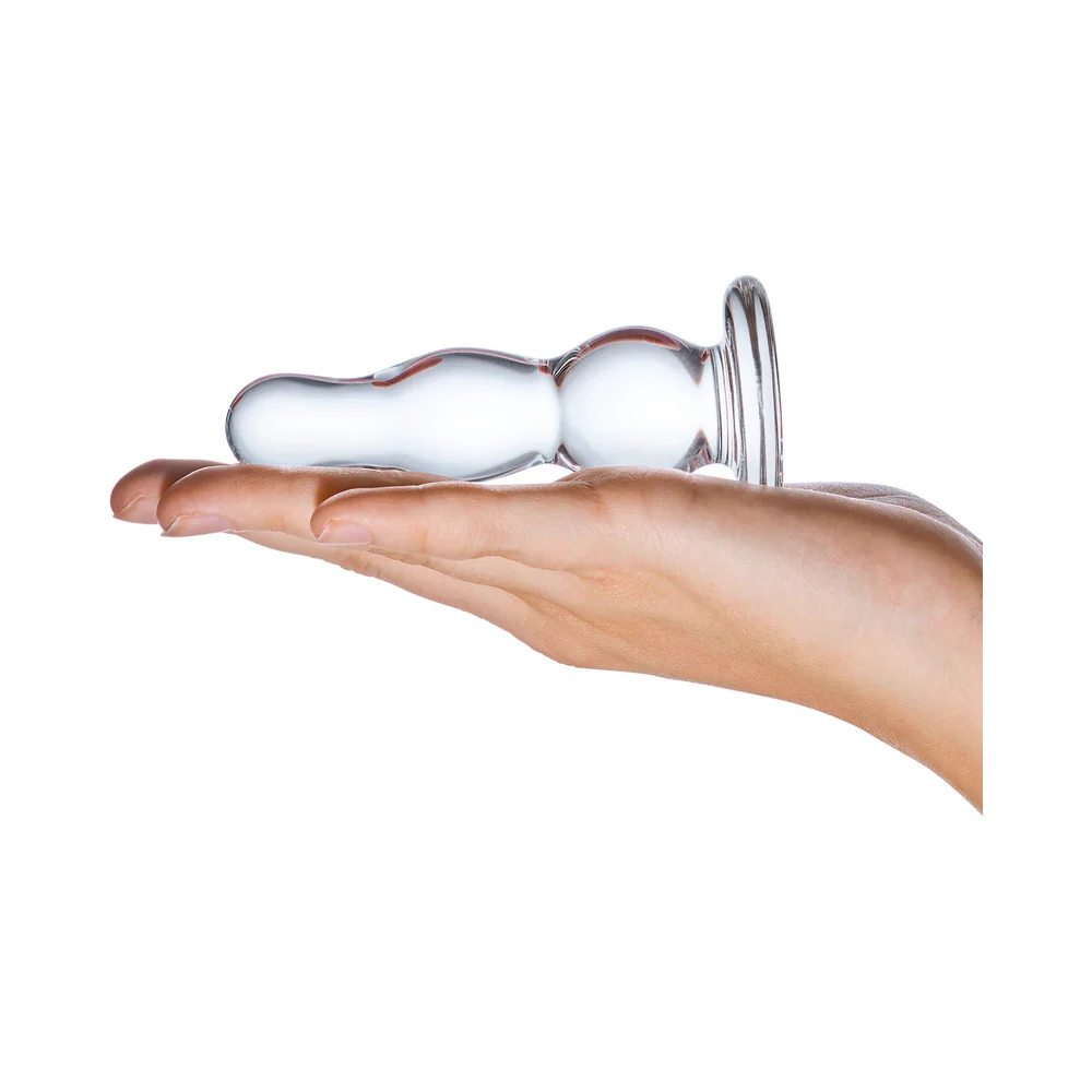 Glas 4" Glass Butt Plug