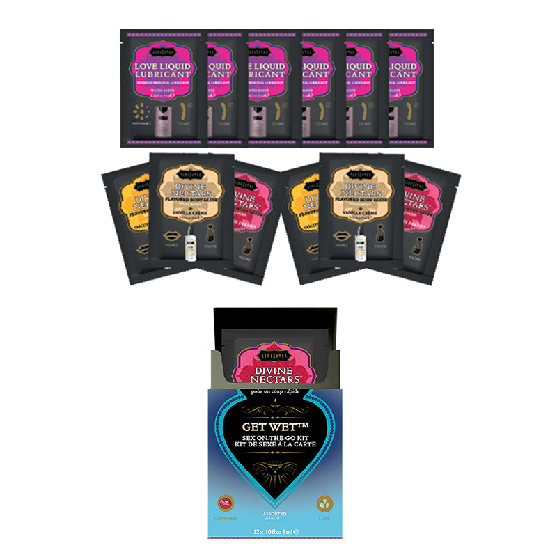 Kama Sutra Sex To Go Get Wet Packet Set