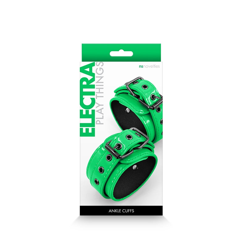 NS Novelties Electra Ankle Cuffs Green