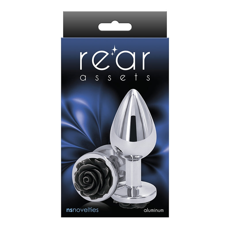 NS Novelties Rear Assets Rose Medium Plug - XOXTOYS