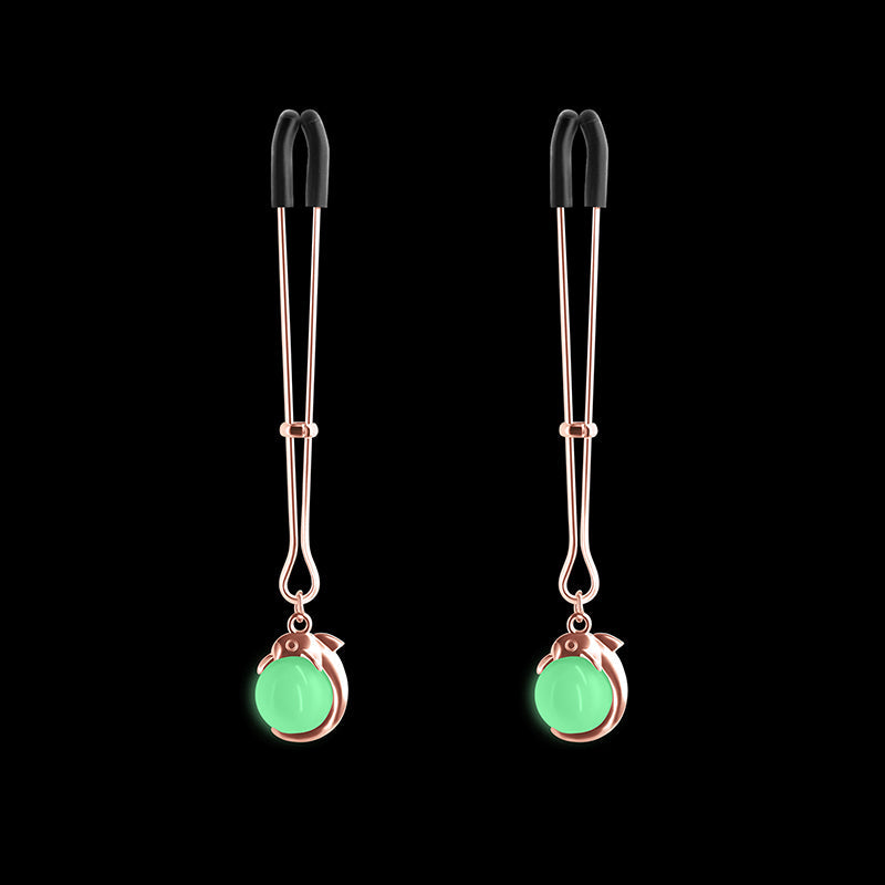 NS Novelties G1 Bound Nipple Clamps Rose Gold
