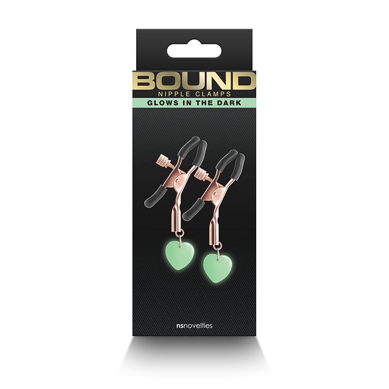 NS Novelties G3 Bound Nipple Clamps Rose Gold