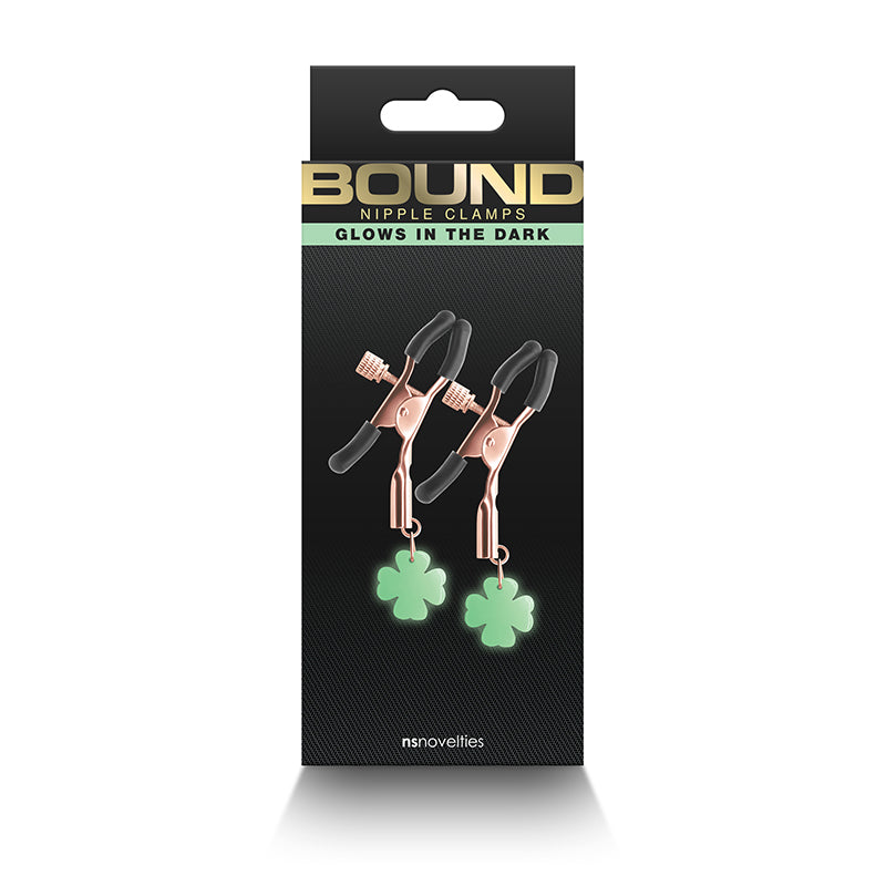 NS Novelties G4 Bound Nipple Clamps Rose Gold