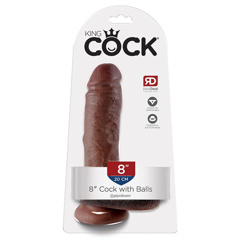 Pipedream Products King Cock 8 Cock with Balls - XOXTOYS