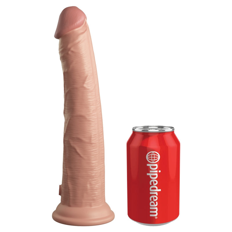 Pipedream Products King Cock Elite 10” Silicone Cock Light
