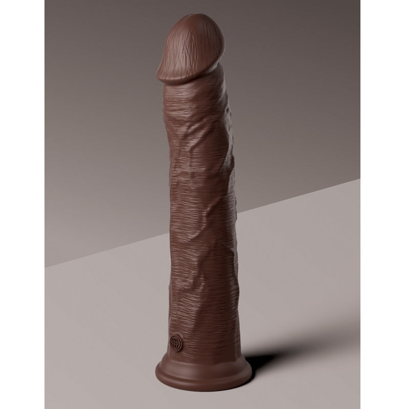 Pipedream Products King Cock Elite 11” Silicone Cock Brown