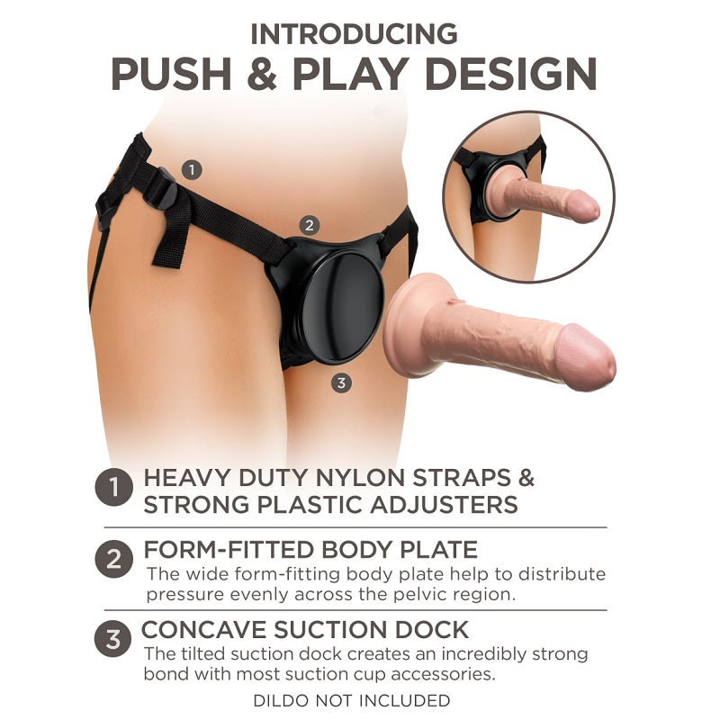 Pipedream Products King Cock Elite Beginner's Body Dock Strap-On Harness