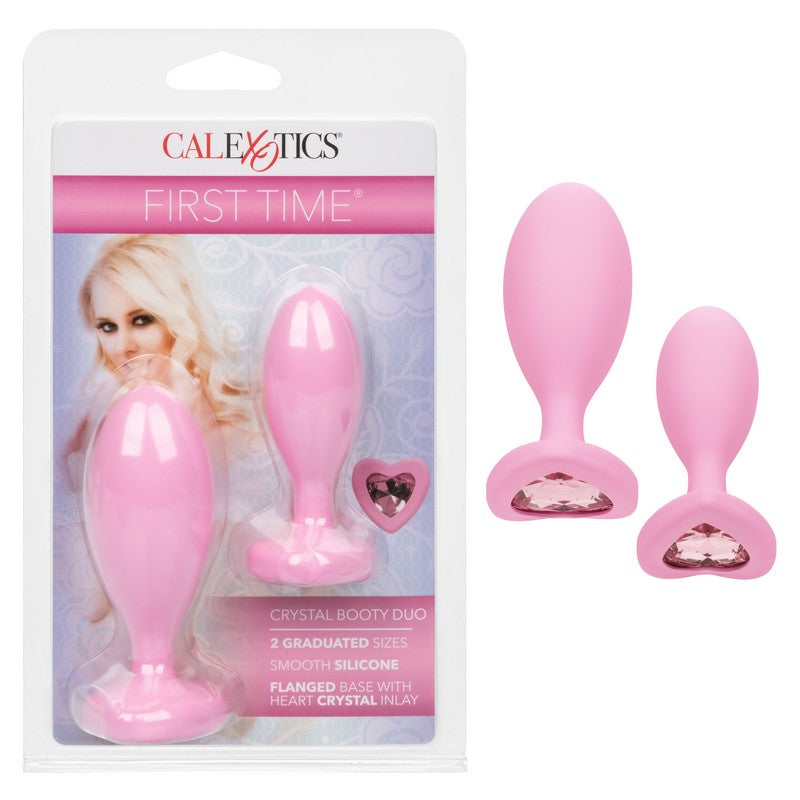 CalExotics First Time Crystal Booty Duo - XOXTOYS