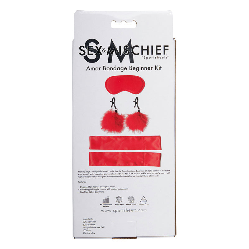 Sportsheets S&M Amor Bondage Beginner Kit