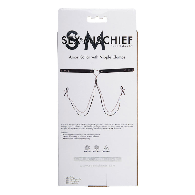Sportsheets S&M Amor Nipple Clamps