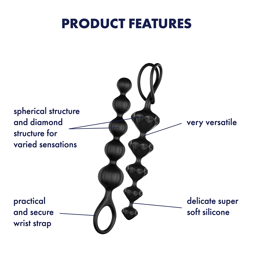 Satisfyer Love Beads Black