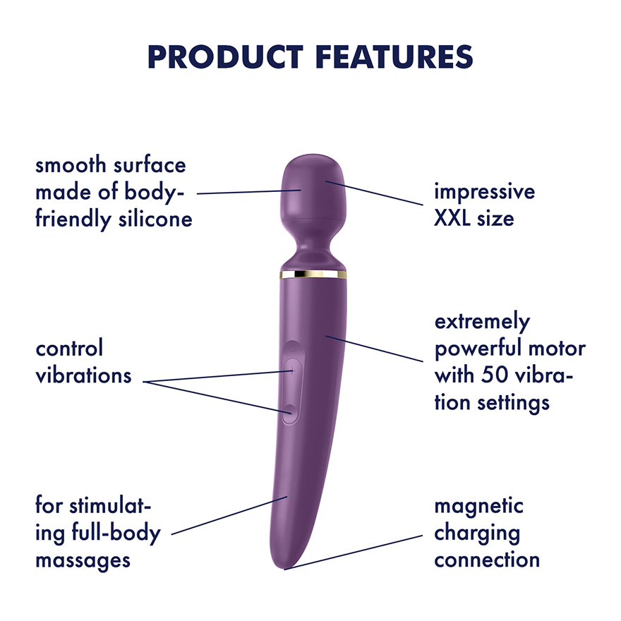 Satisfyer Wand-er Woman Purple/Gold