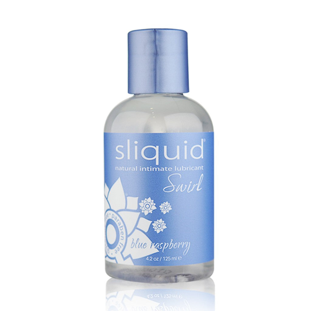 Sliquid Swirl Blue Raspberry Flavored Lubricant - XOXTOYS