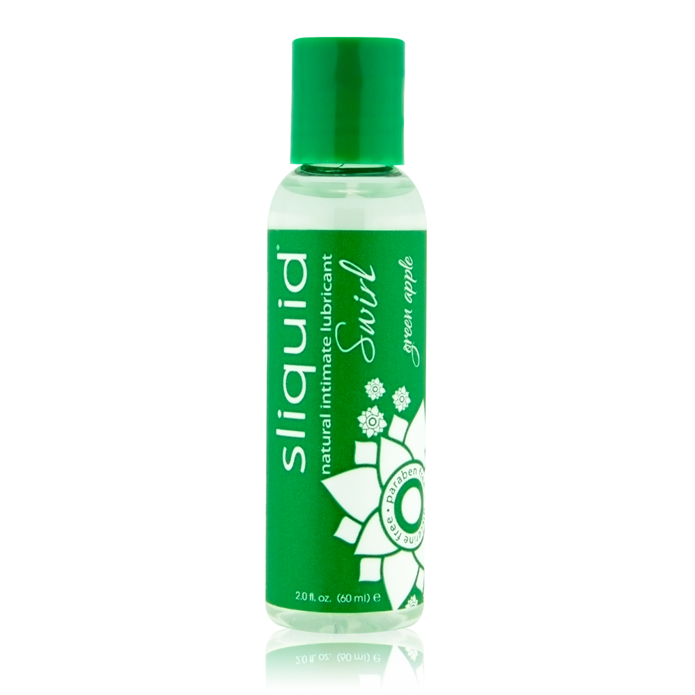 Sliquid Swirl Green Apple Flavored Lubricant - XOXTOYS