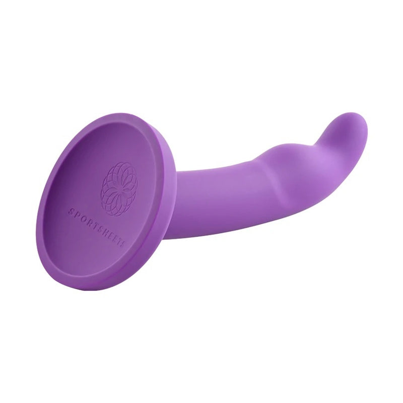 Sportsheets Astil 8” Silicone Dildo Dark Purple