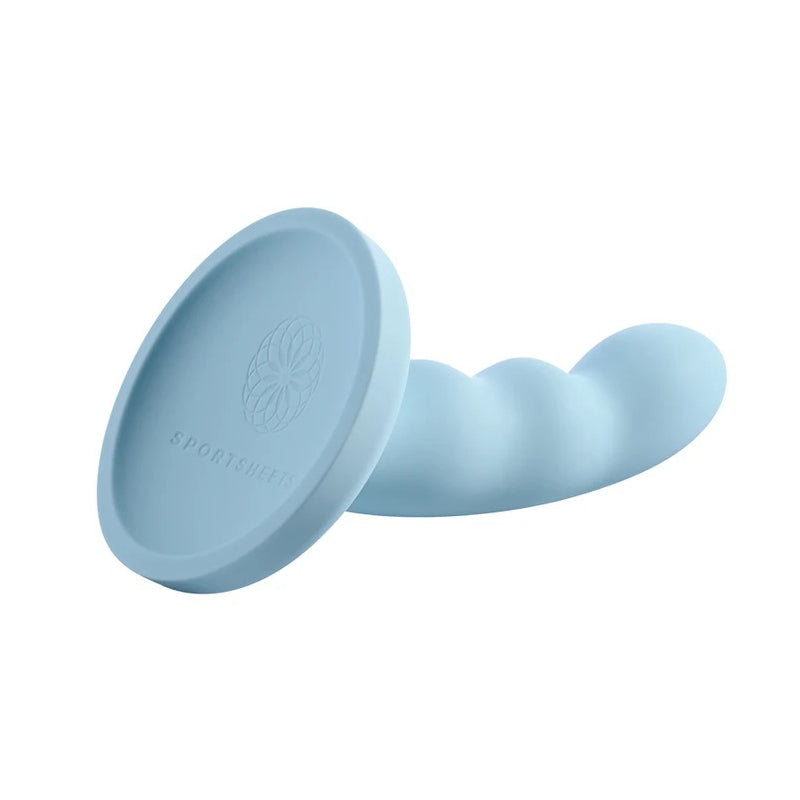 Sportsheets Jasper 6” Silicone Dildo Blue