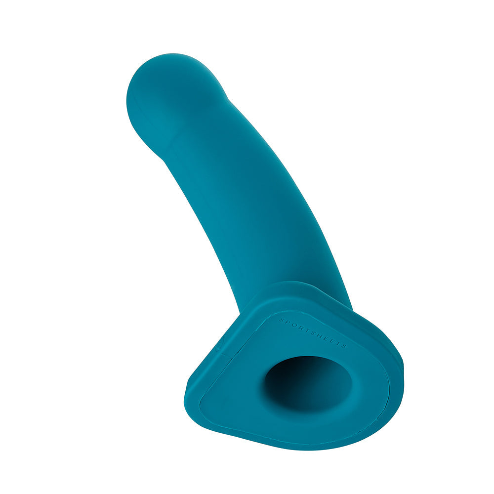 Sportsheets Nexus Lennox 8" Hollow Vibrating Dildo Green