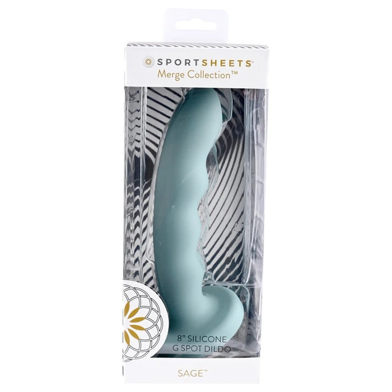 Sportsheets Sage 8” Silicone Dildo Green
