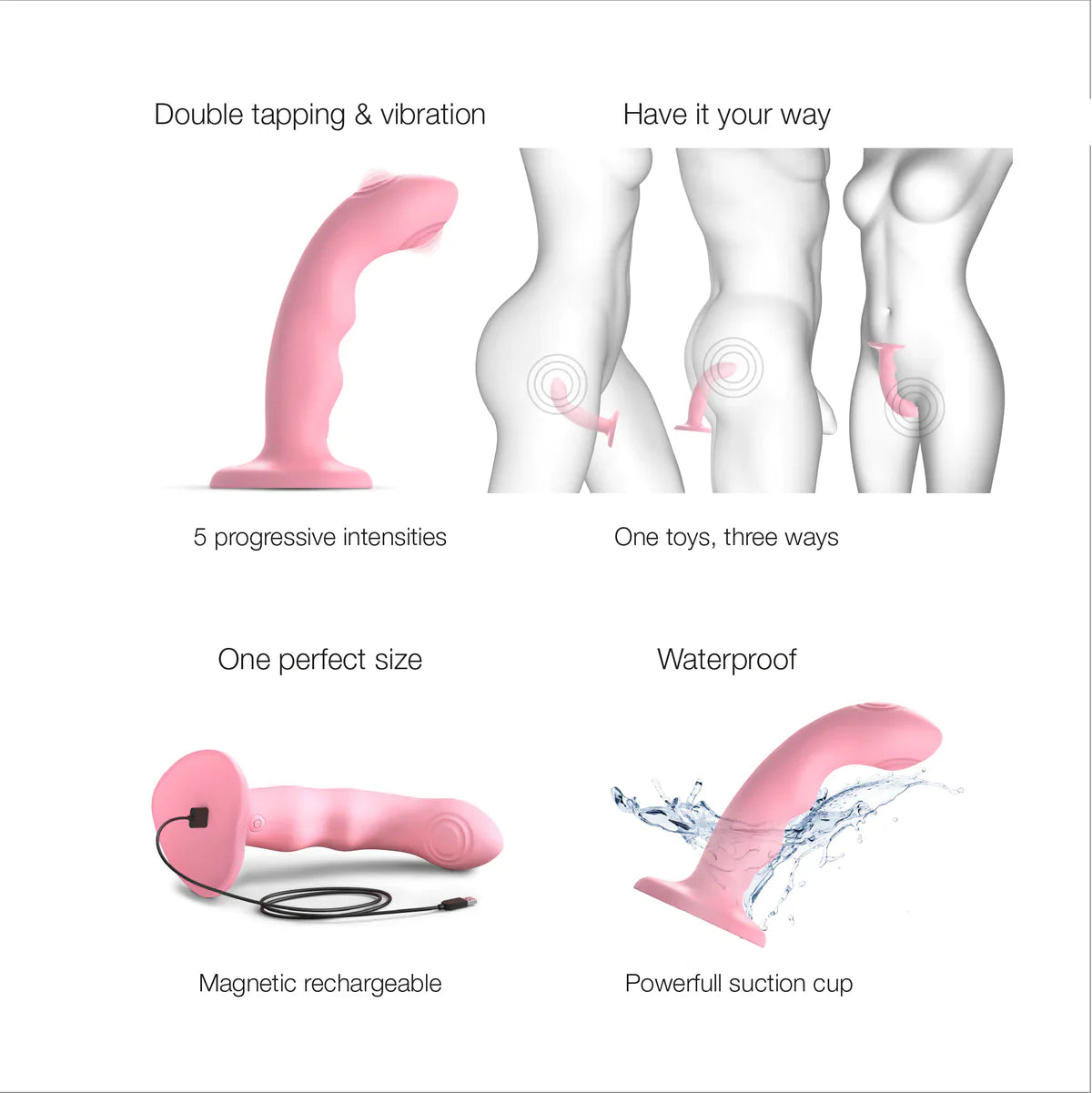 Strap on Me Tapping Dildo Wave
