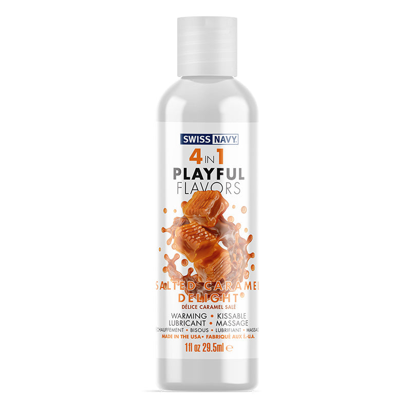 Swiss Navy Playful Flavors 4 in 1 Salted Caramel - XOXTOYS