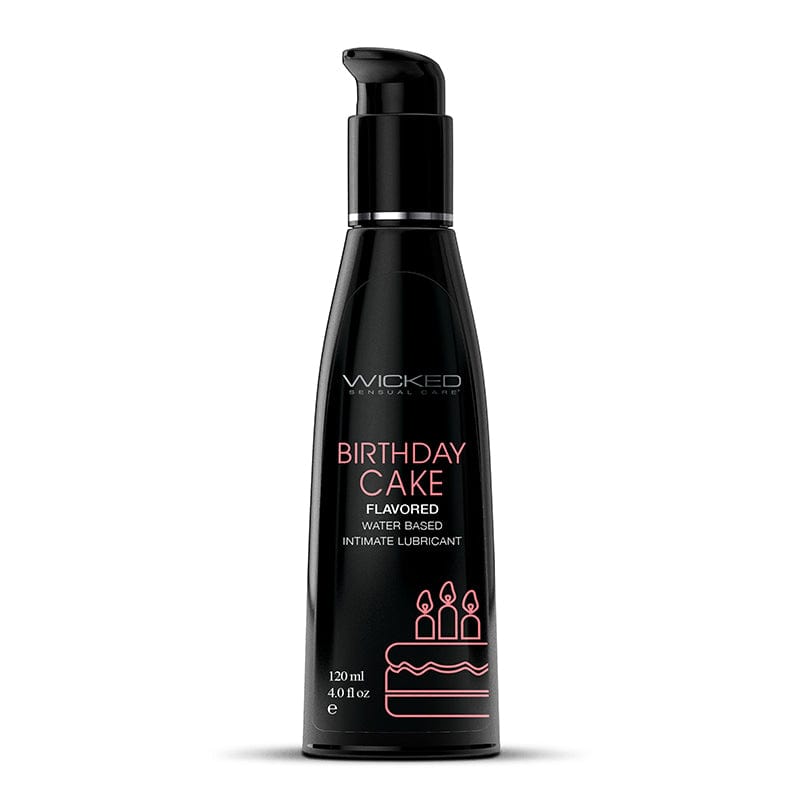 Wicked Lubes & Lotions 4 oz Wicked Birthday Cake Flavored Lube