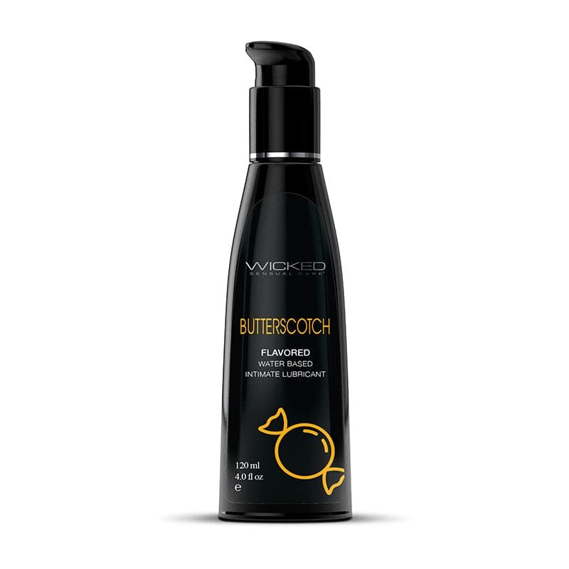 Wicked Lubes & Lotions 4 oz Wicked Butterscotch Flavored Lubricant