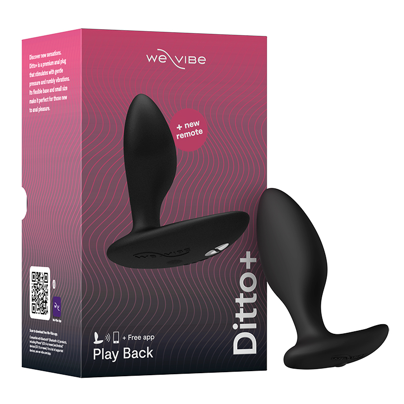 We-Vibe Ditto+ Vibrating Anal Plug - XOXTOYS