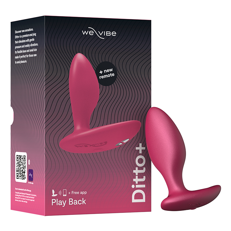 We-Vibe Ditto+ Vibrating Anal Plug - XOXTOYS