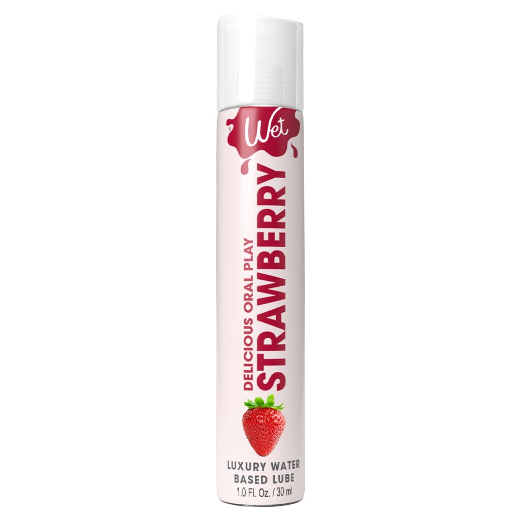 Wet Lubes & Lotions 1oz Wet Delicious Strawberry Lubricant