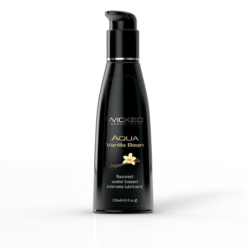 Wicked Lubes & Lotions 4oz Wicked Aqua Vanilla Bean Flavored Lubricant