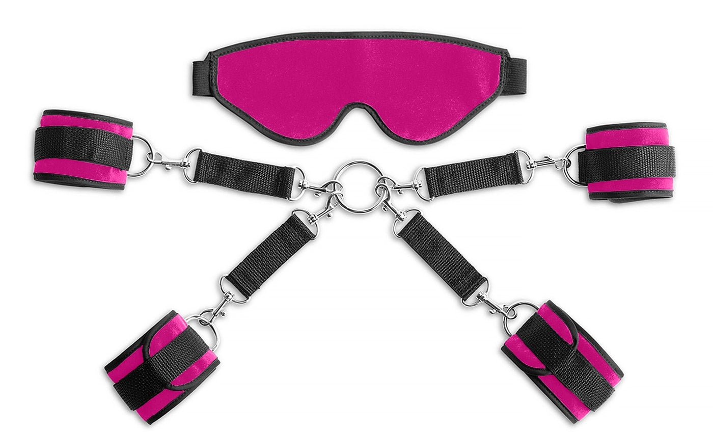 Liberator Deluxe Bond Cuff and Blindfold Kit - XOXTOYS