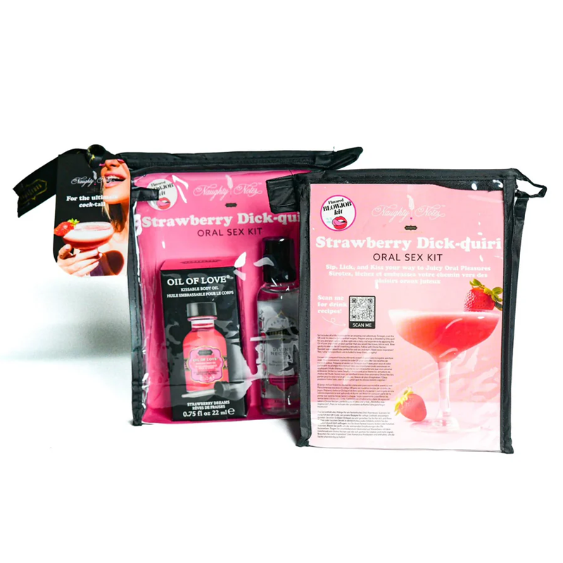 Kama Sutra Strawberry Dick-quiri Oral Sex Cocktail Kit